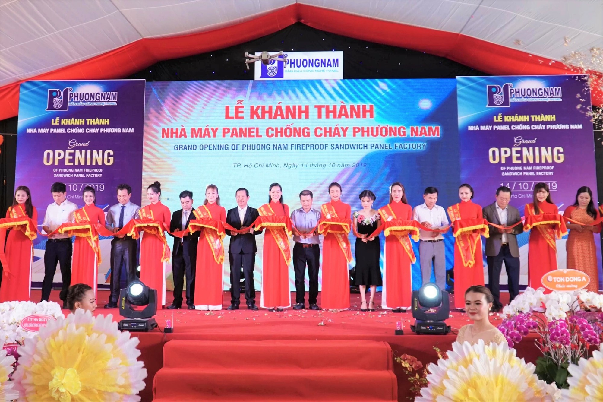 Lễ khánh thành nhà máy panel Phương Nam