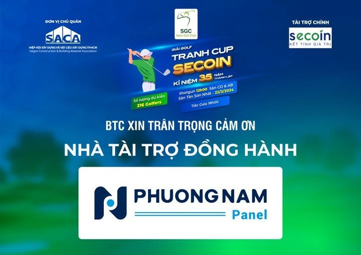 PNP | PHƯƠNG NAM PANEL ĐỒNG HÀNH SACA GOLF TRANH CÚP SECOIN NHÂN KỶ NIỆM 35 NĂM NGÀY THÀNH LẬP