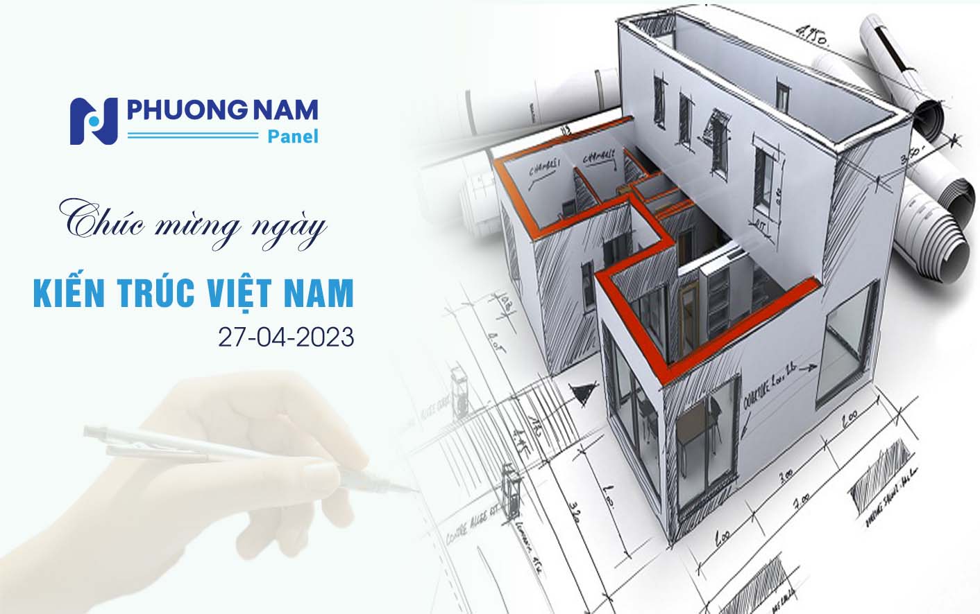 Phương Nam Panel Chào Mừng Ngày Kiến Trúc Việt Nam