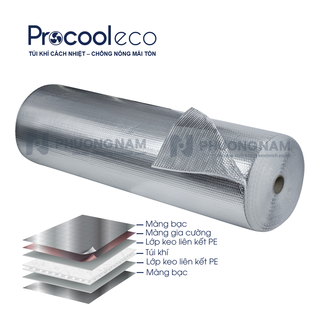 Air bubble insulating sheets ProCool Eco